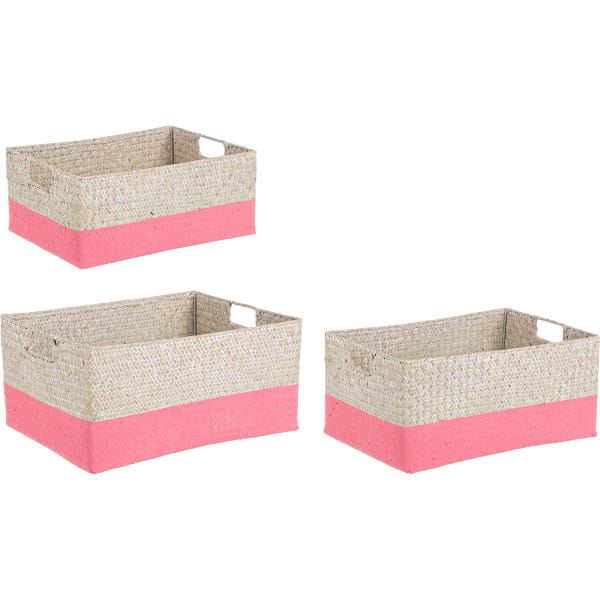 Schatulle Lizzy rosa (3er-Set) von mutoni lifestyle