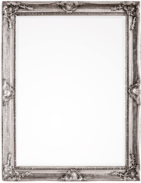 Spiegel Miro mit Rahmen silber 90x120 von mutoni lifestyle