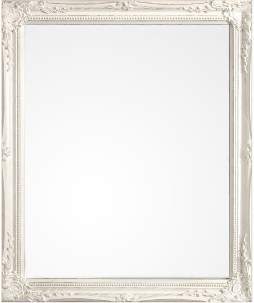 Spiegel Miro mit Rahmen weiss 36x46 von mutoni lifestyle