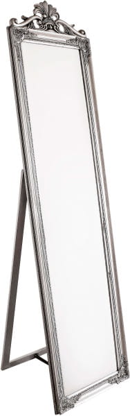 Standspiegel Miro mit Rahmen silber 45x180 von mutoni lifestyle