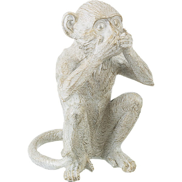 Statuette Yoma Affe Nichts Sagen 16x24 von mutoni lifestyle