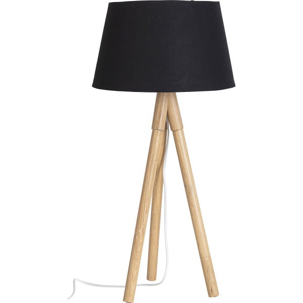 Tischlampe Wallas Schwarz 33x69 von mutoni lifestyle