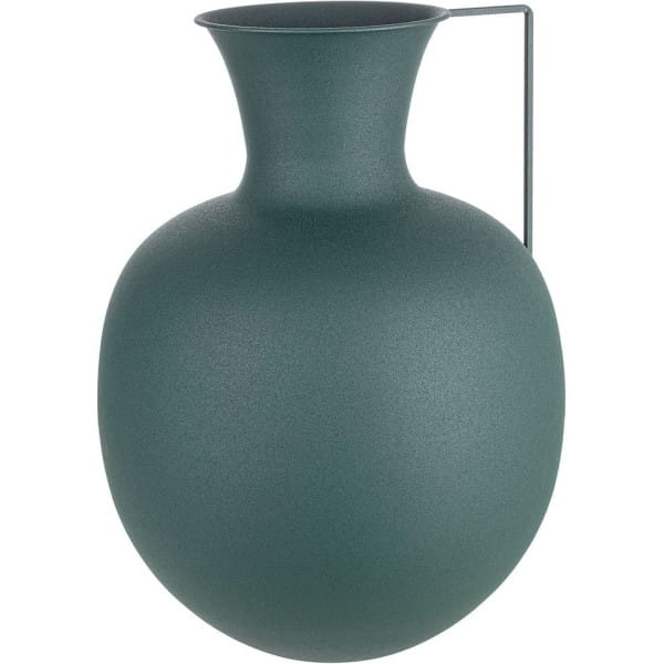 Vase Askos dunkelgrün rund 31 von mutoni lifestyle