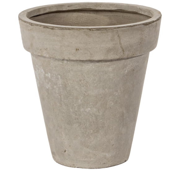 Vase Cement Klassisch Sand 38H von mutoni lifestyle