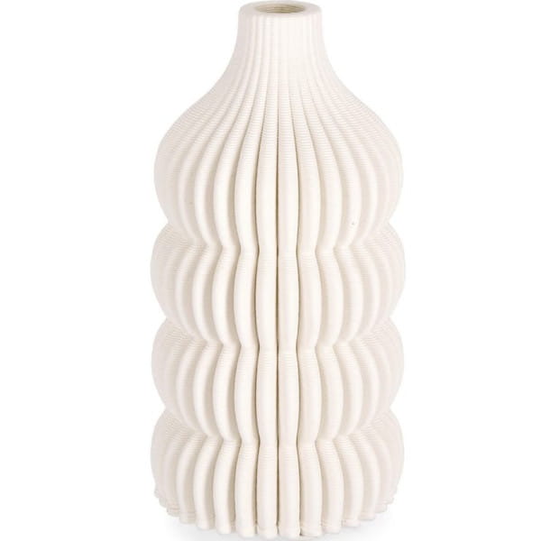 Vase Ilsa Beige rund 11 von mutoni lifestyle