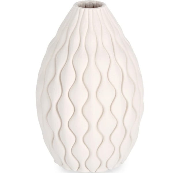 Vase Kylo beige rund 16 von mutoni lifestyle