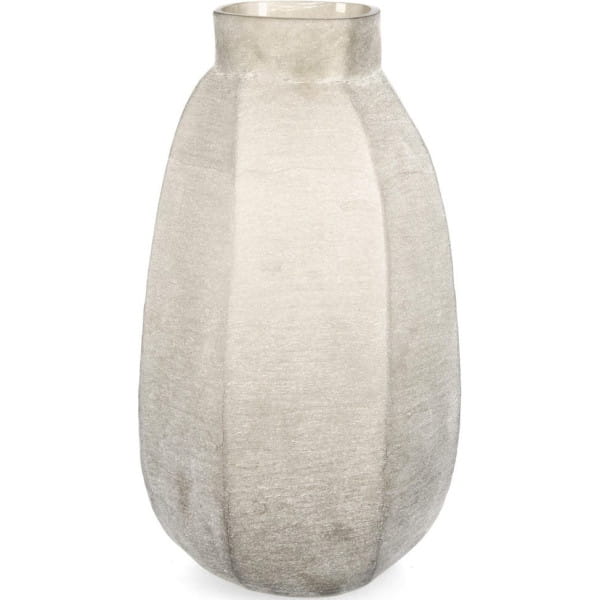 Vase Mirissa beige rund 28 von mutoni lifestyle