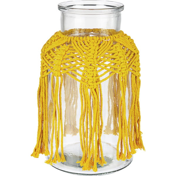 Vase Peruvian gelb Höhe 25 von mutoni lifestyle
