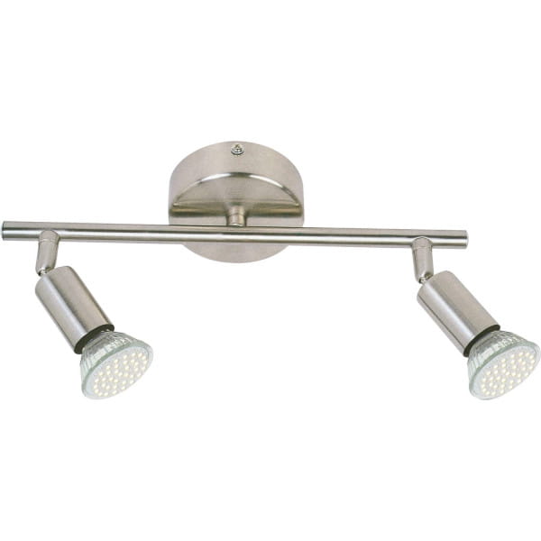 Deckenleuchte Chrom nickel matt 2xGU10 LED von mutoni light