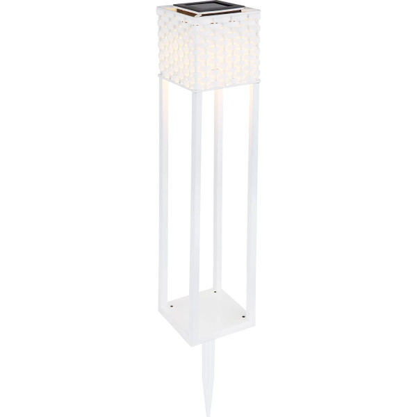 Solarleuchte Rattan weiss 1xLED von mutoni light