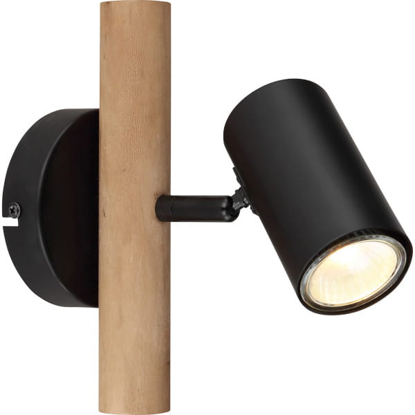 Strahler Holz dunkelbraun 1xGU10 LED von mutoni light