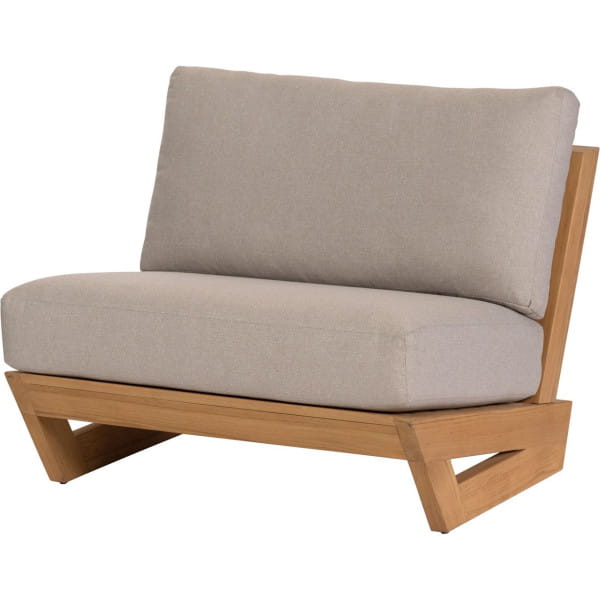 Gartensessel Lowi Teak taupe von mutoni living