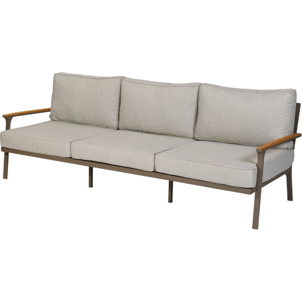 Gartensofa Orlando 3-Sitzer champagne 233 von mutoni living