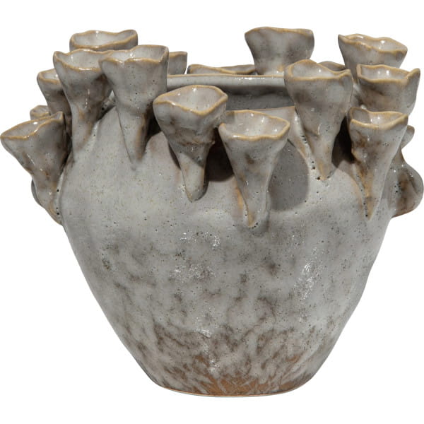 Vase Coral Pipe Keramik natur mix von mutoni living