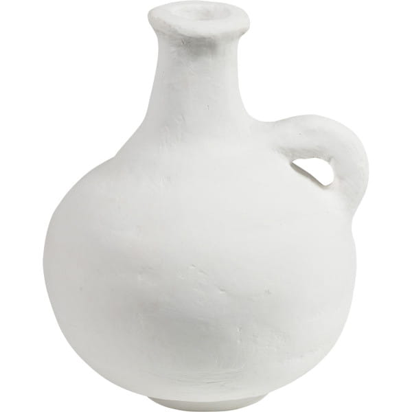 Vase District Pappmaché offwhite 30 von mutoni living