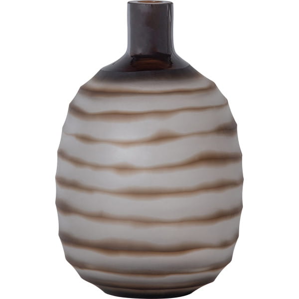 Vase Zebra Glas braun von mutoni living