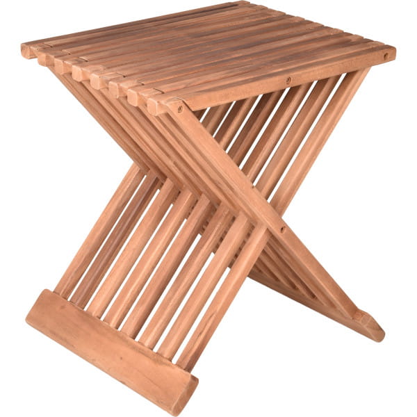 Garten Hocker Fani Teak braun von mutoni pleasure