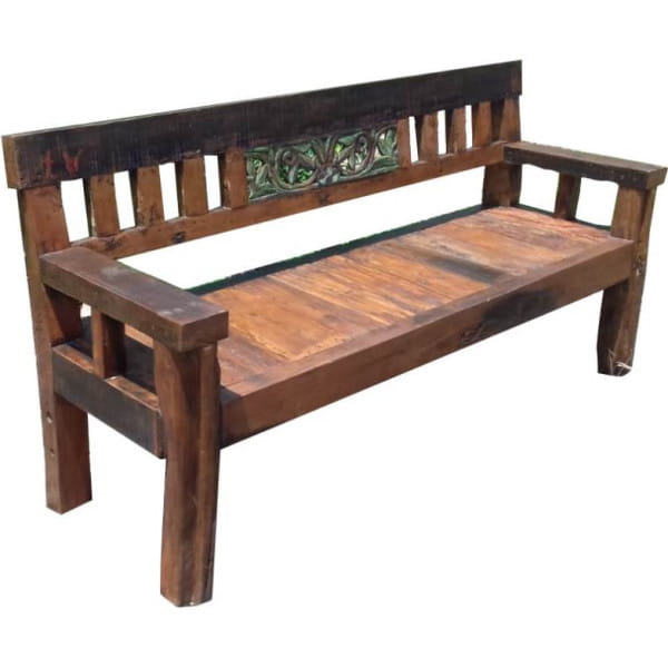 Gartenbank Sumba Teak dunkelbraun 180 von mutoni pleasure