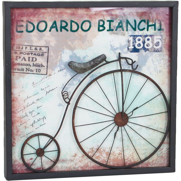 Wandbild Hochrad Bianchi Orianthe Stahl 40x40 von mutoni pleasure