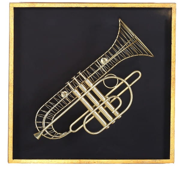 Wanddekoration Trompete En Vogue 61x61 von mutoni prime