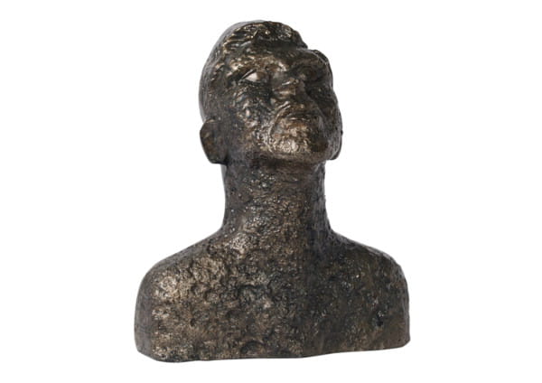 Deko-Figur Kopf antikgold von mutoni vintage