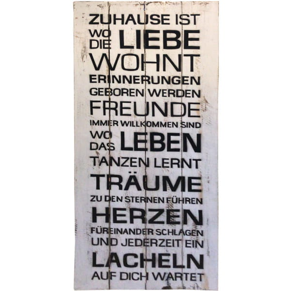 Deko Holzschild mit Spruch Board Nr. 3 von mutoni vintage