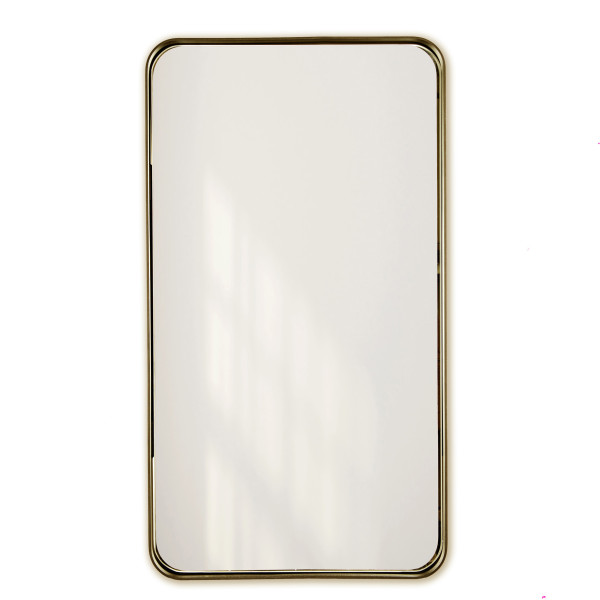 Spiegel Ovalis gold 50x90 von mutoni vintage