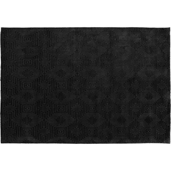 Teppich Labyrint dunkelgrau 160x230 von mutoni vintage