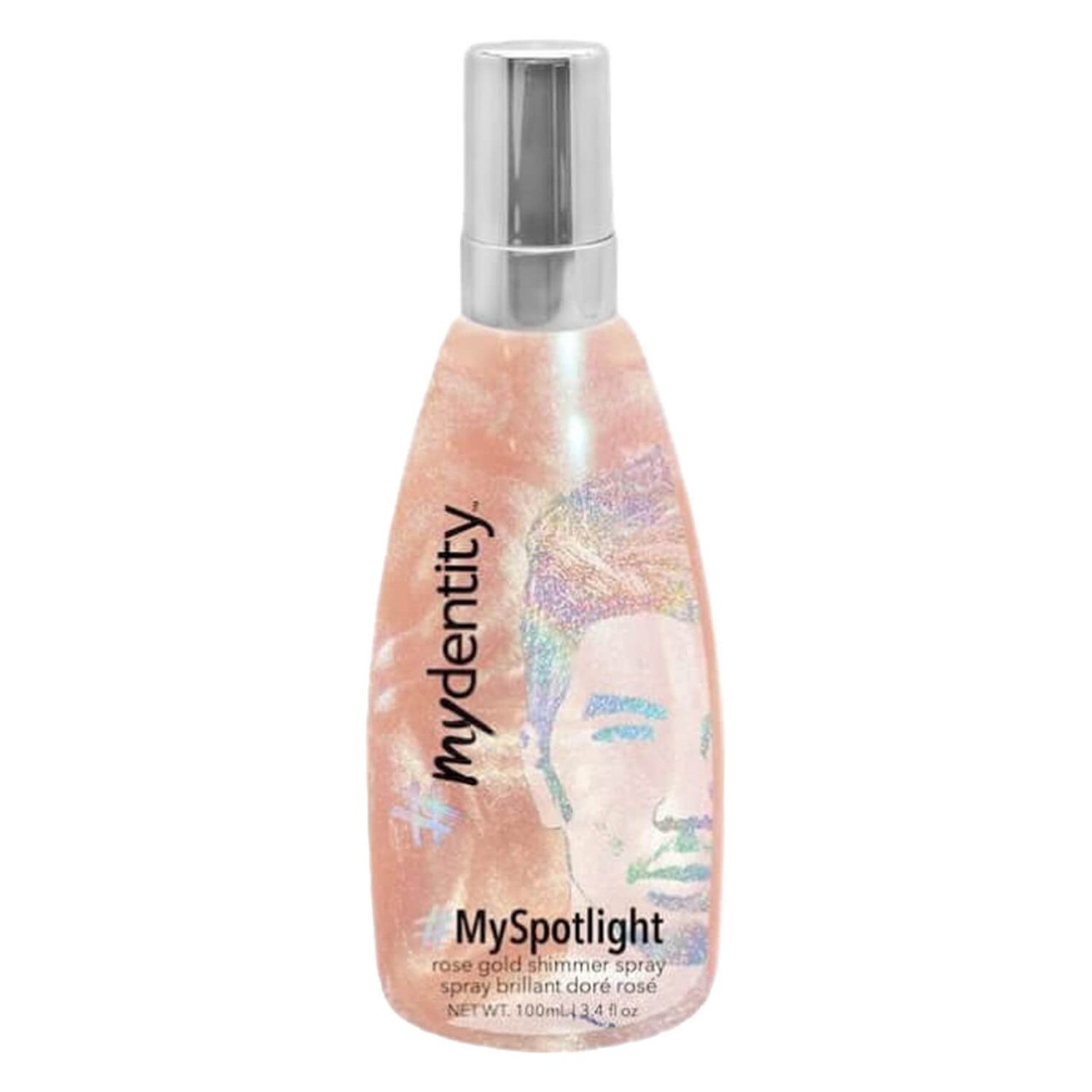 mydentity Styling #MySpotlight Rose Gold Shimmer Spray von mydentity by Guy Tang