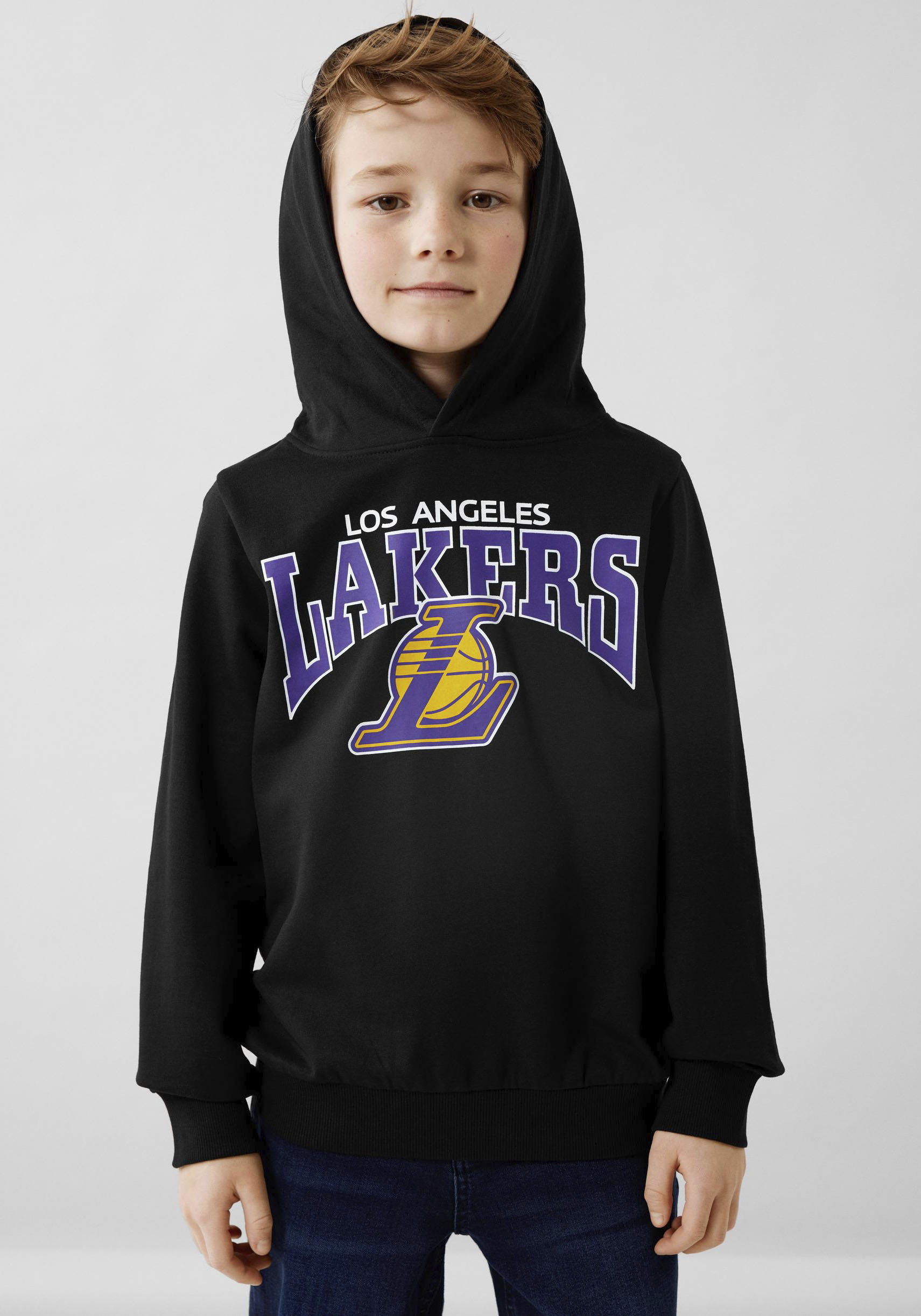 Name It Kapuzensweatshirt »NKMJACIMA NBA SWEAT WH BRU NOOS OUS« von name it