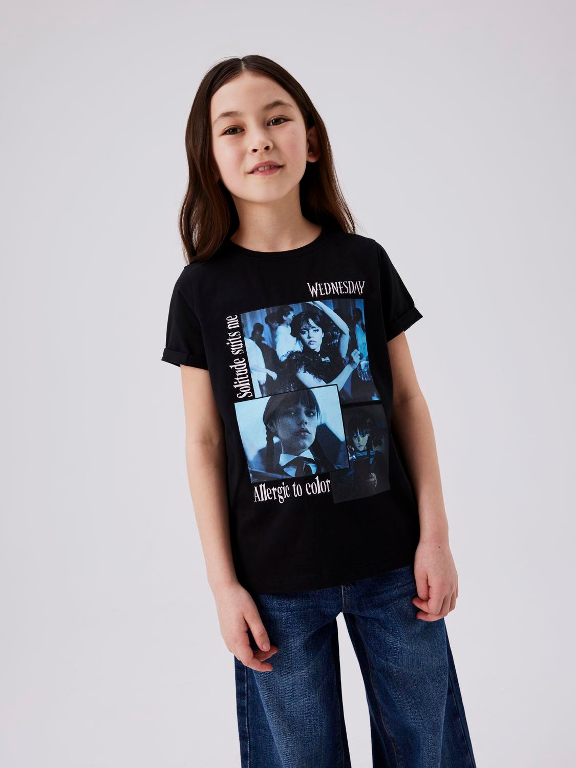 Name It Kurzarmshirt »NKFJAX WEDNESDAY SS TOP BOX NOOS SKY« Name It Kurzarmshirt »NKFJAX WEDNESDAY SS TOP BOX NOOS SKY« von name it