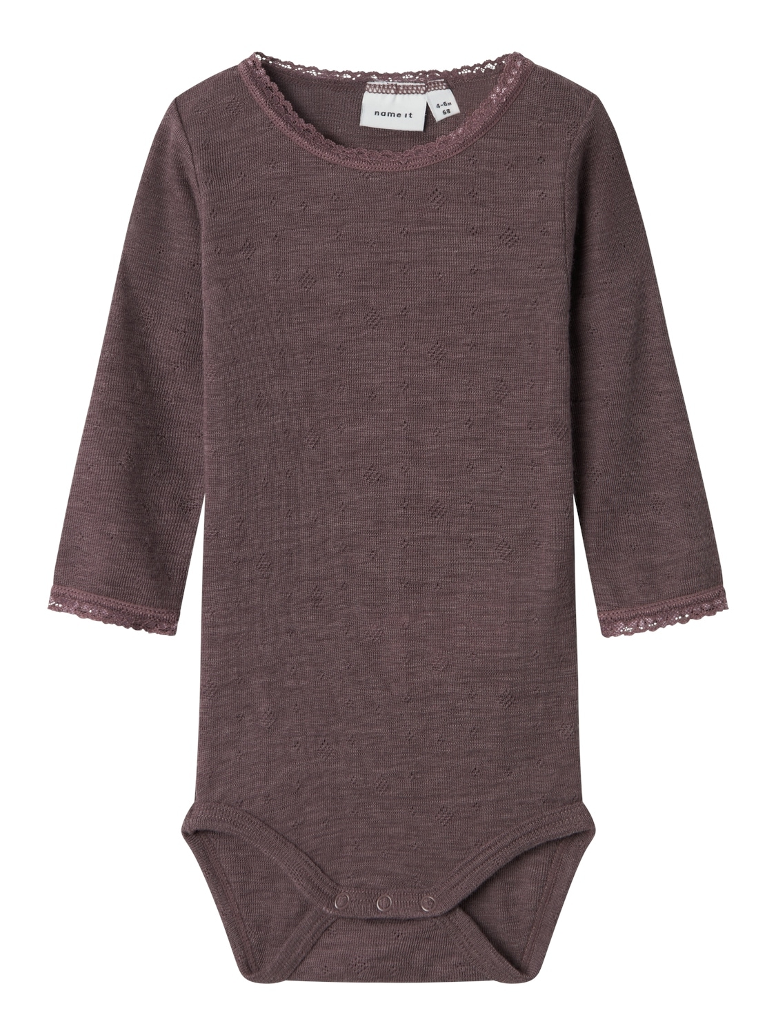 Name It Langarmbody »NBFWANG WOOL NEEDLE LS BODY SOLID NOOS«, aus reiner Merinowolle Name It Langarmbody »NBFWANG WOOL NEEDLE LS BODY SOLID NOOS«, aus reiner Merinowolle von name it