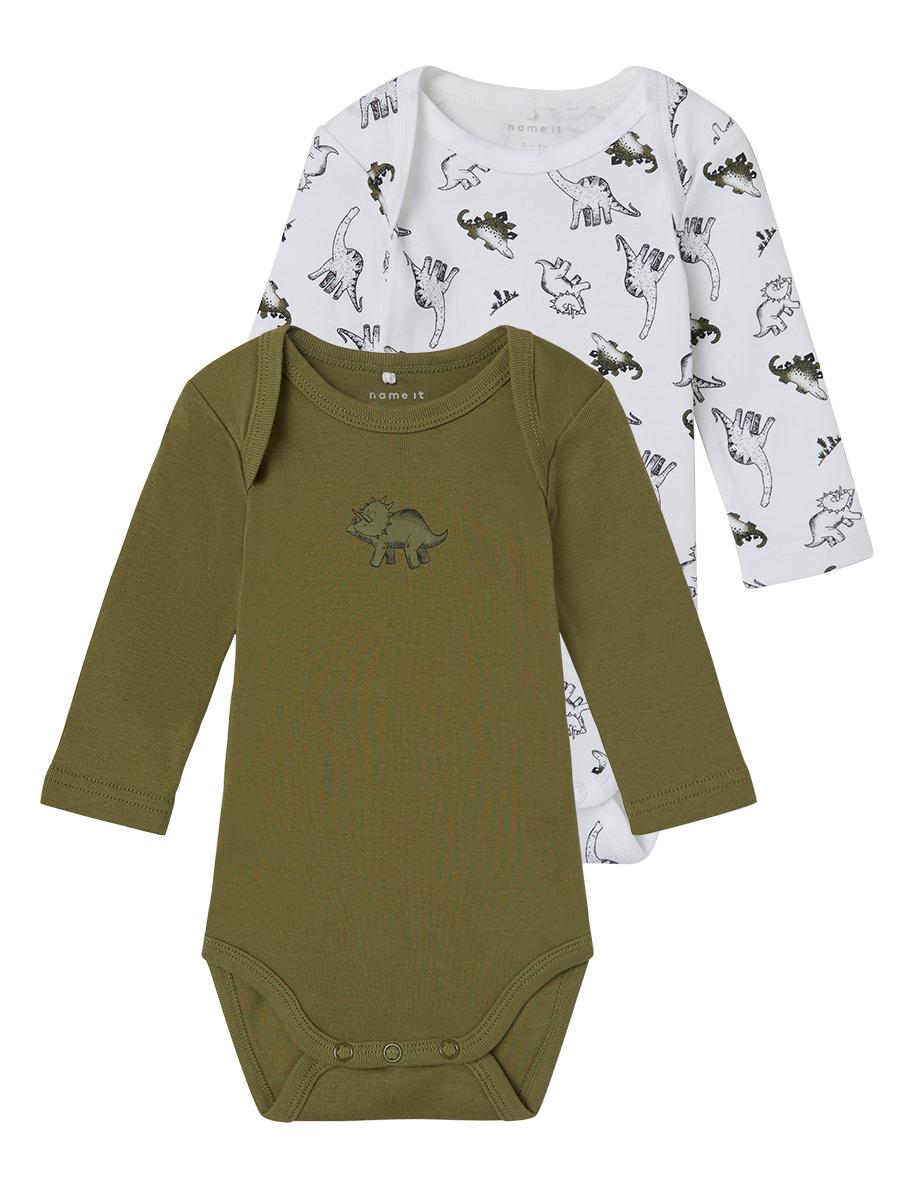 Name It Langarmbody »NBMBODY 2P LS DINO NOOS«, (Set, 2 tlg.) von name it