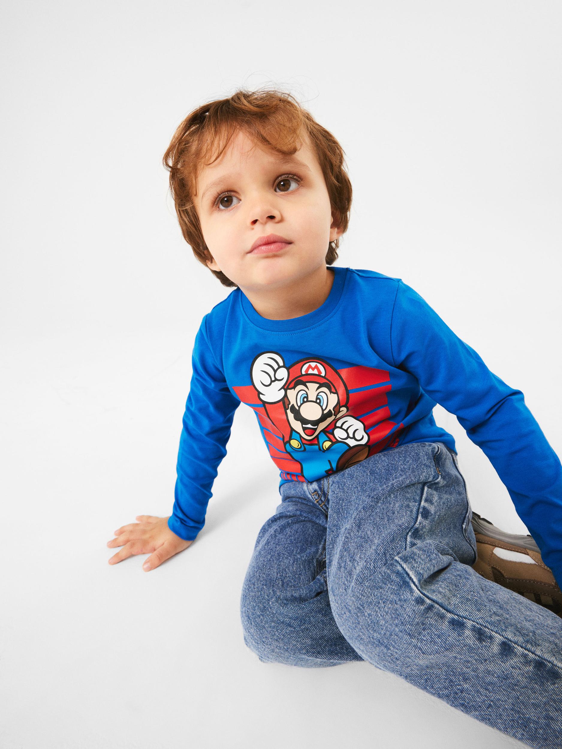 Name It Langarmshirt »NMMNAT MARIO LS TOP BOX B« von name it