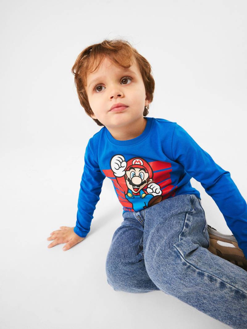 Name It Langarmshirt »NMMNAT MARIO LS TOP BOX B« von name it