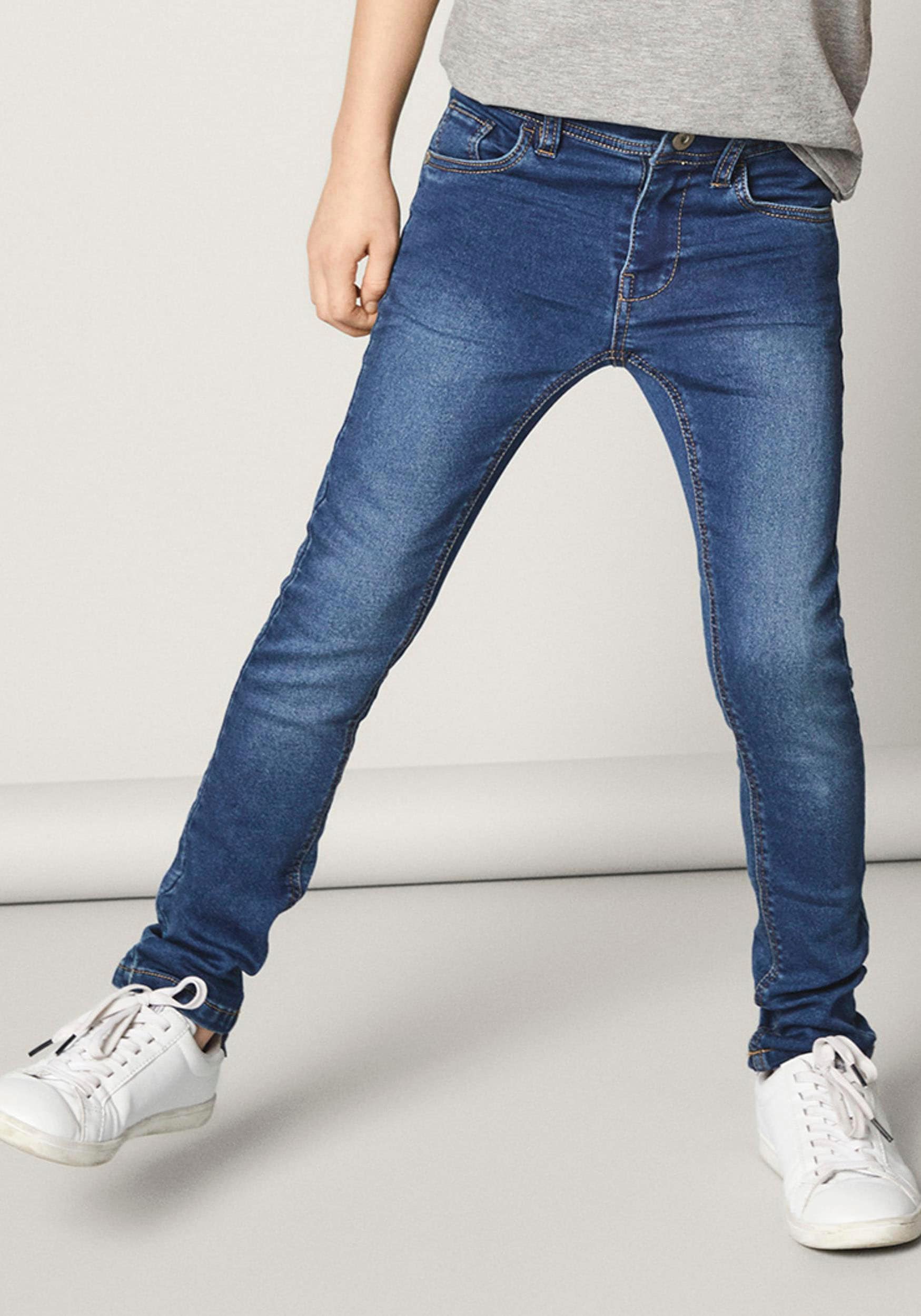 Name It Stretch-Jeans »NKMTHEO DNMTHAYER COR1 SWE PANT« von name it