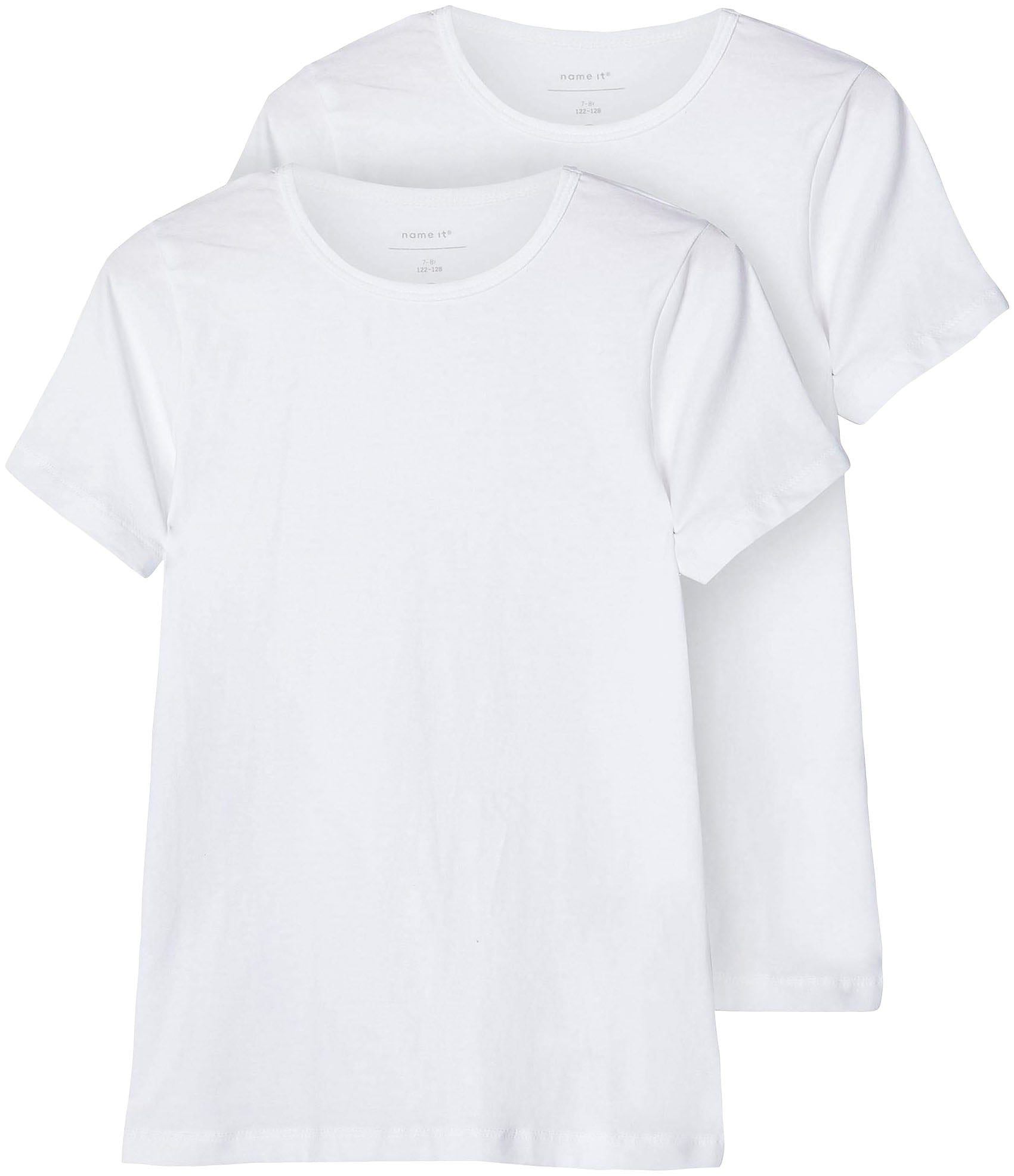 Name It T-Shirt »NKMT-SHIRT SLIM 2P NOOS«, (Packung, 2 tlg., 2er-Pack) von name it