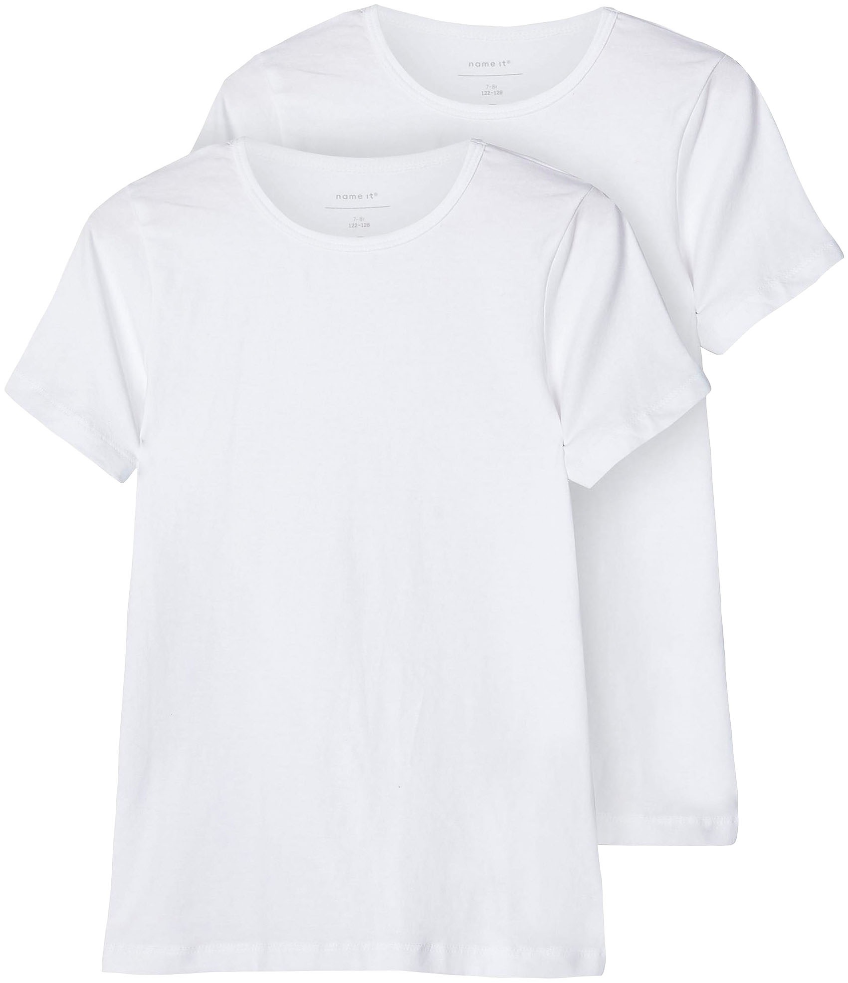 Name It T-Shirt »NKMT-SHIRT SLIM 2P NOOS«, (Packung, 2 tlg., 2er-Pack) von name it