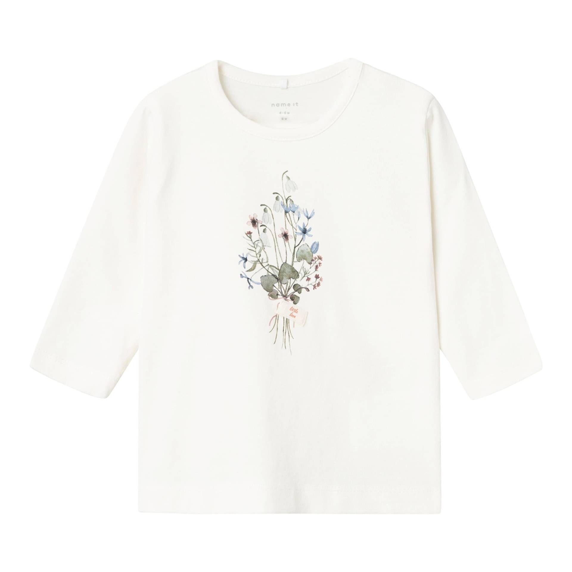 Shirt langarm Blumen von name it