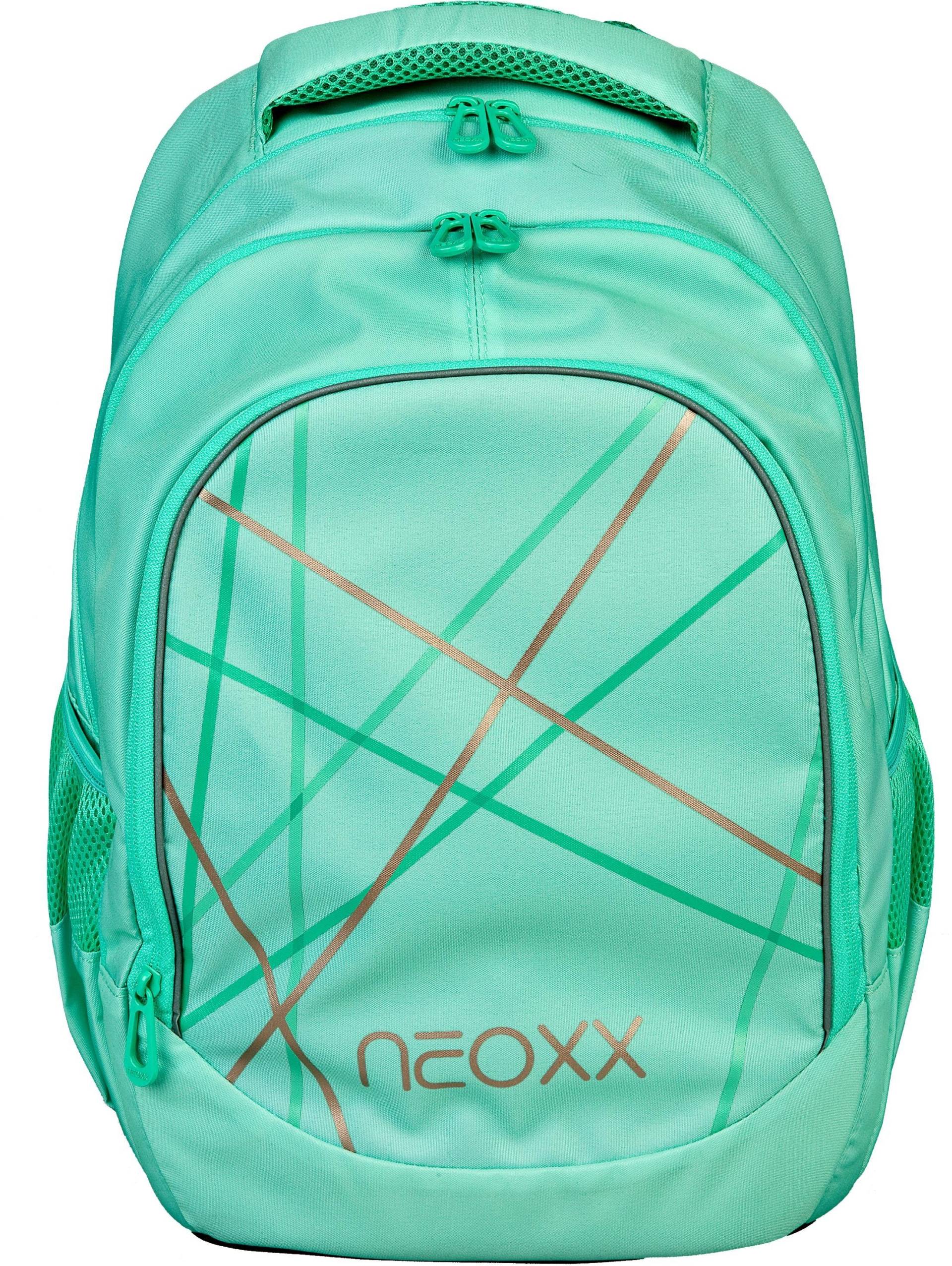 neoxx Schulrucksack »Fly, Mint to be«, Reflektionsnaht von neoxx