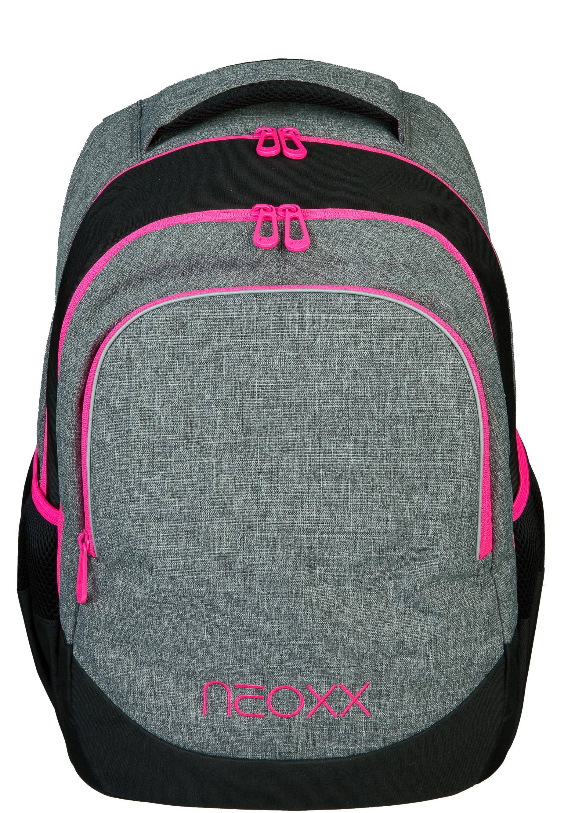 neoxx Schulrucksack »Pink and Famous«, Reflektionsnaht von neoxx