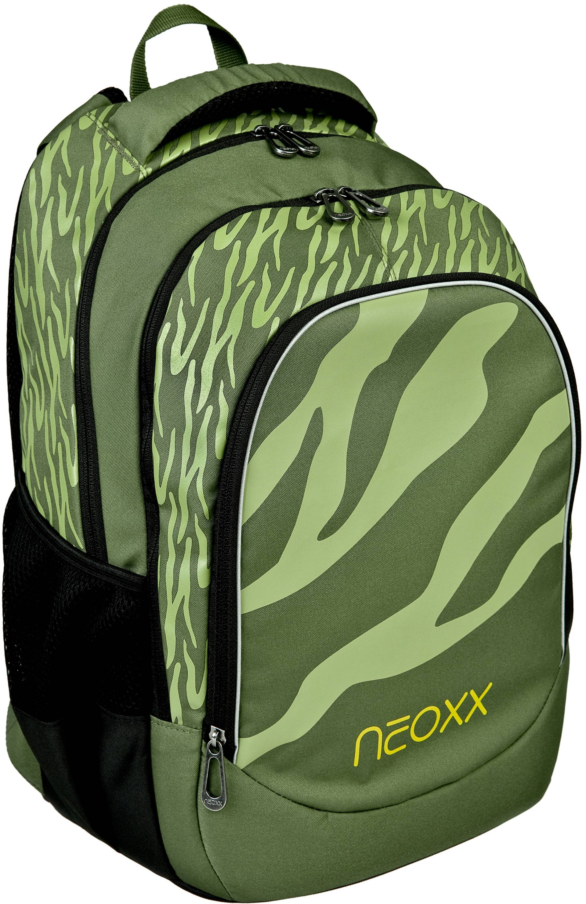 neoxx Schulrucksack »Fly, Ready for Green«, Reflektionsnaht von neoxx