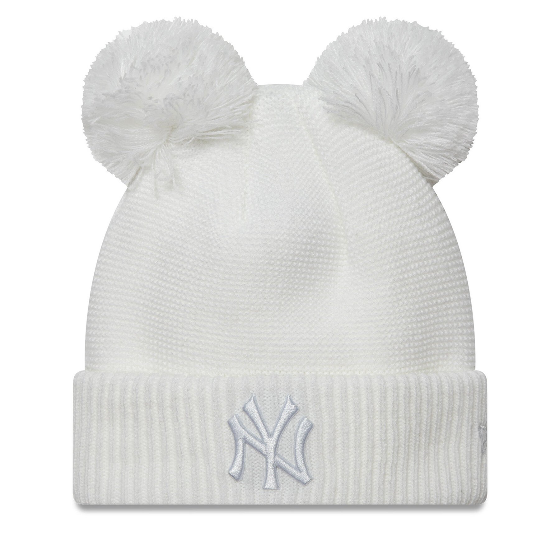 Mütze New Era New York Yankees Double Pom Knit Beanie 60580774 Weiß Mütze New Era New York Yankees Double Pom Knit Beanie 60580774 Weiß von new era