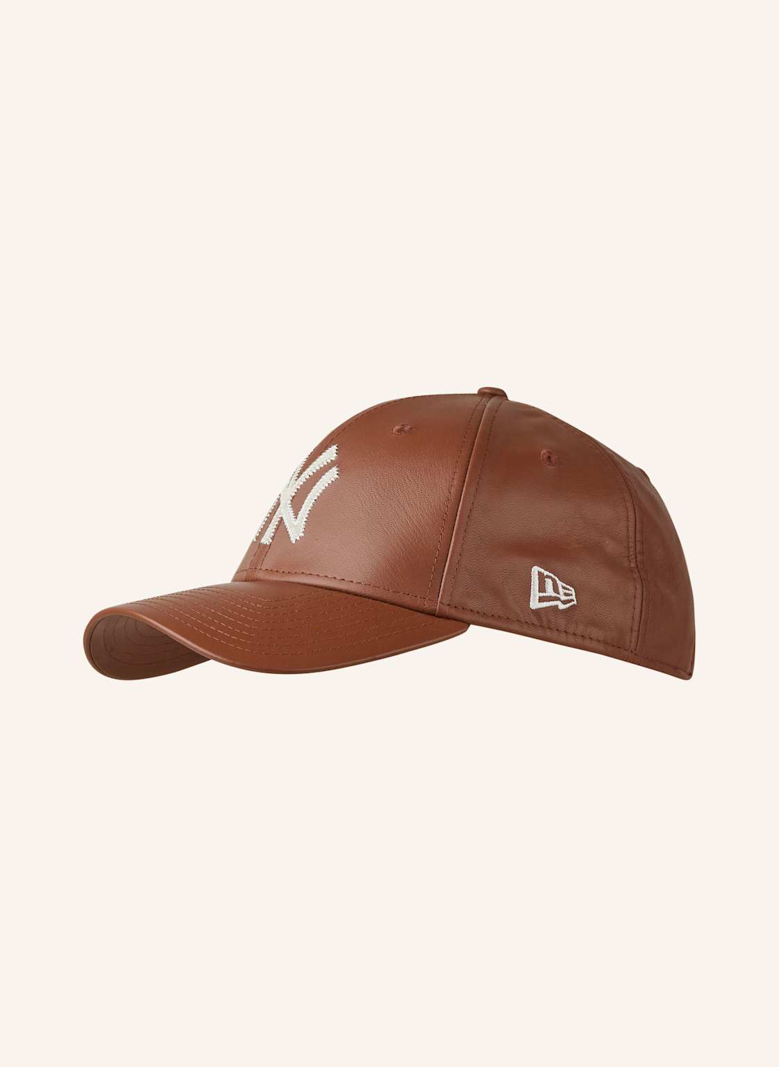 New Era Cap Img Leather 9forty® braun von new era