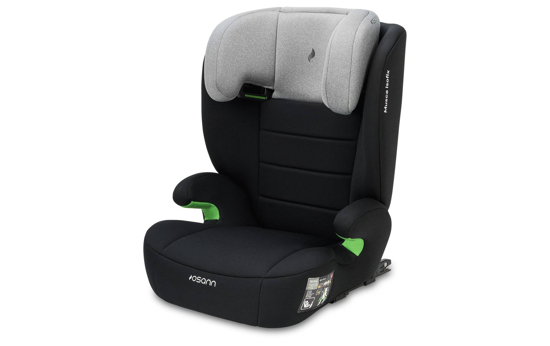 Osann Autokindersitz »Musca Isofix Grey Melange« von osann