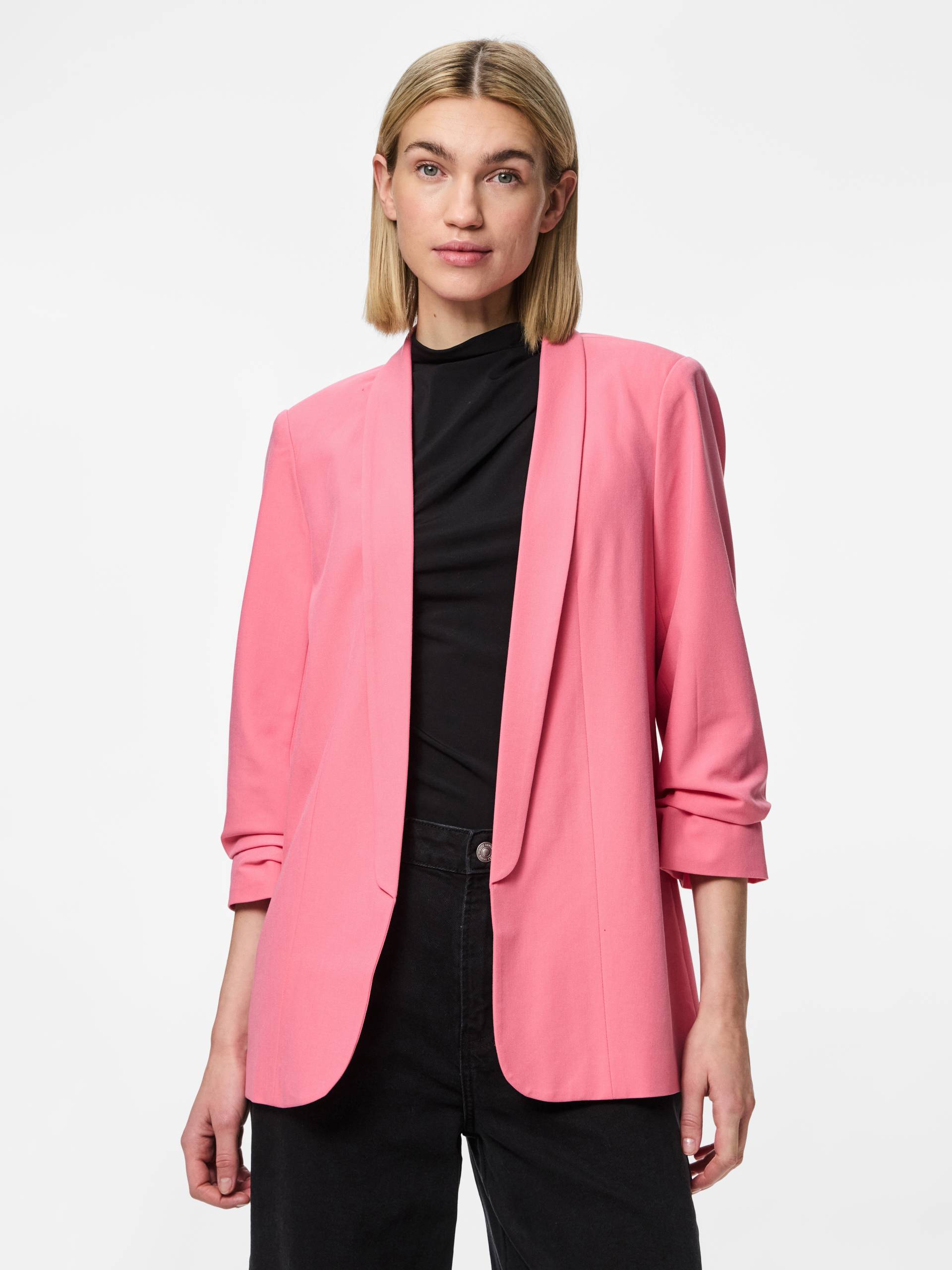 pieces Blusenblazer »PCBOSELLA 3/4 BLAZER NOOS«, mit Faltendetail am Ärmel pieces Blusenblazer »PCBOSELLA 3/4 BLAZER NOOS«, mit Faltendetail am Ärmel von pieces