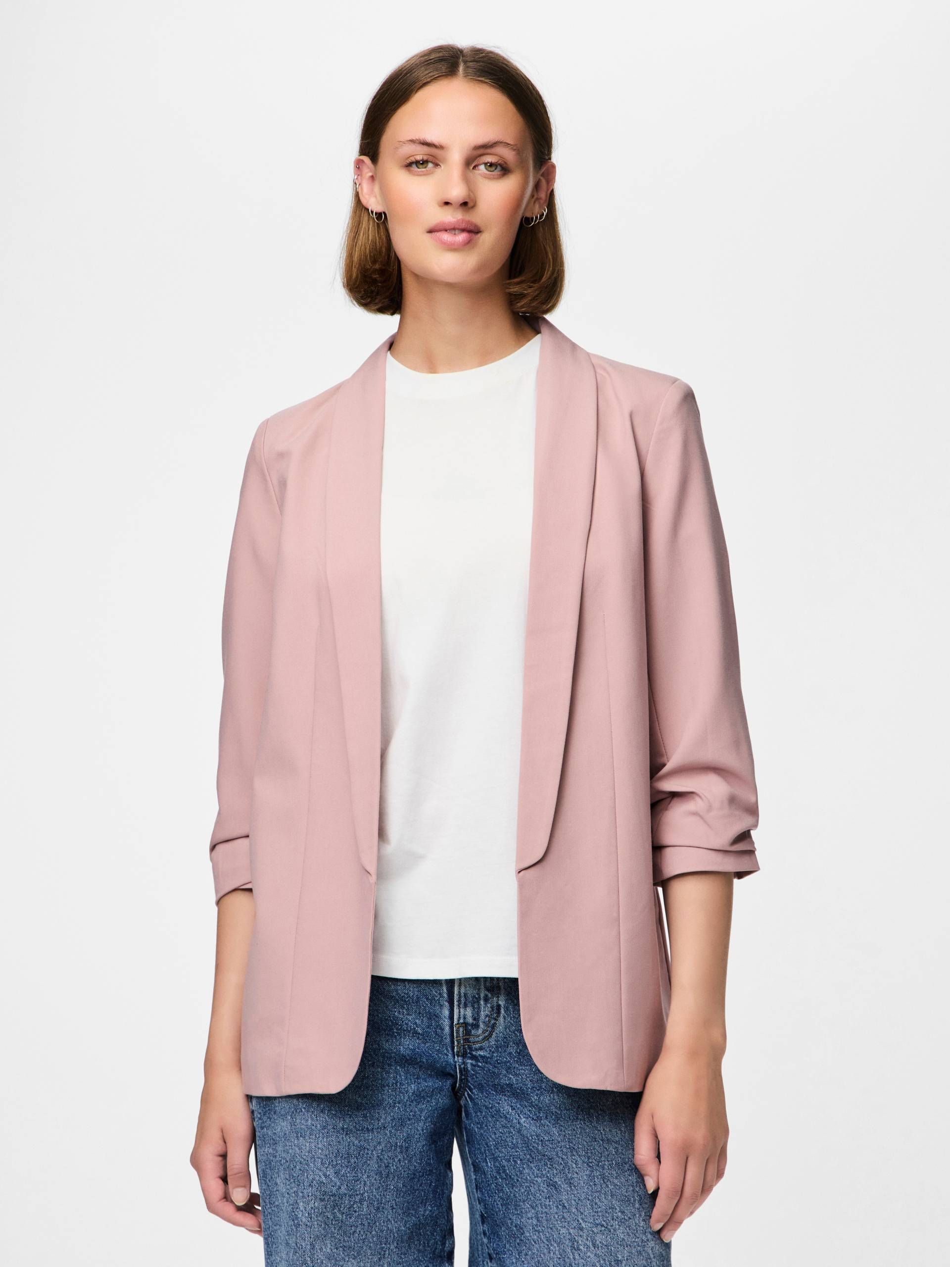 pieces Blusenblazer »PCBOSELLA 3/4 BLAZER NOOS«, mit Faltendetail am Ärmel pieces Blusenblazer »PCBOSELLA 3/4 BLAZER NOOS«, mit Faltendetail am Ärmel von pieces