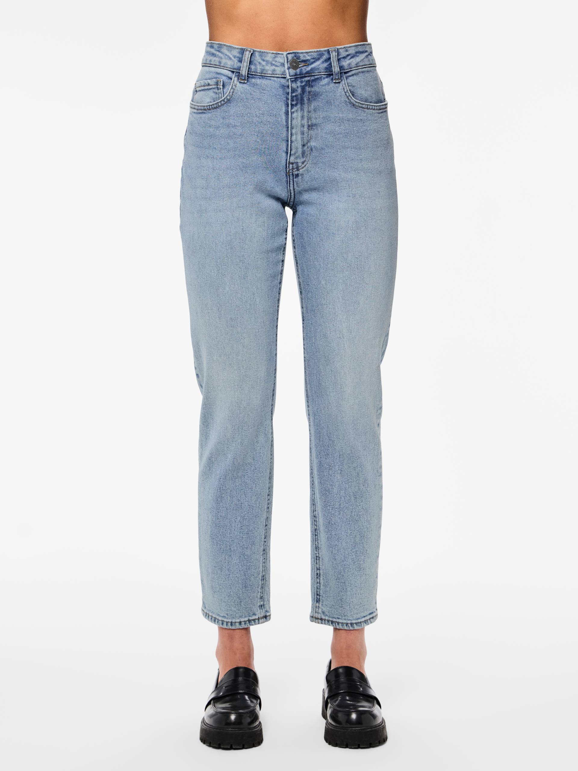pieces High-waist-Jeans »PCBELLA HW TAP ANK JEANS LB302 NOOS« von pieces