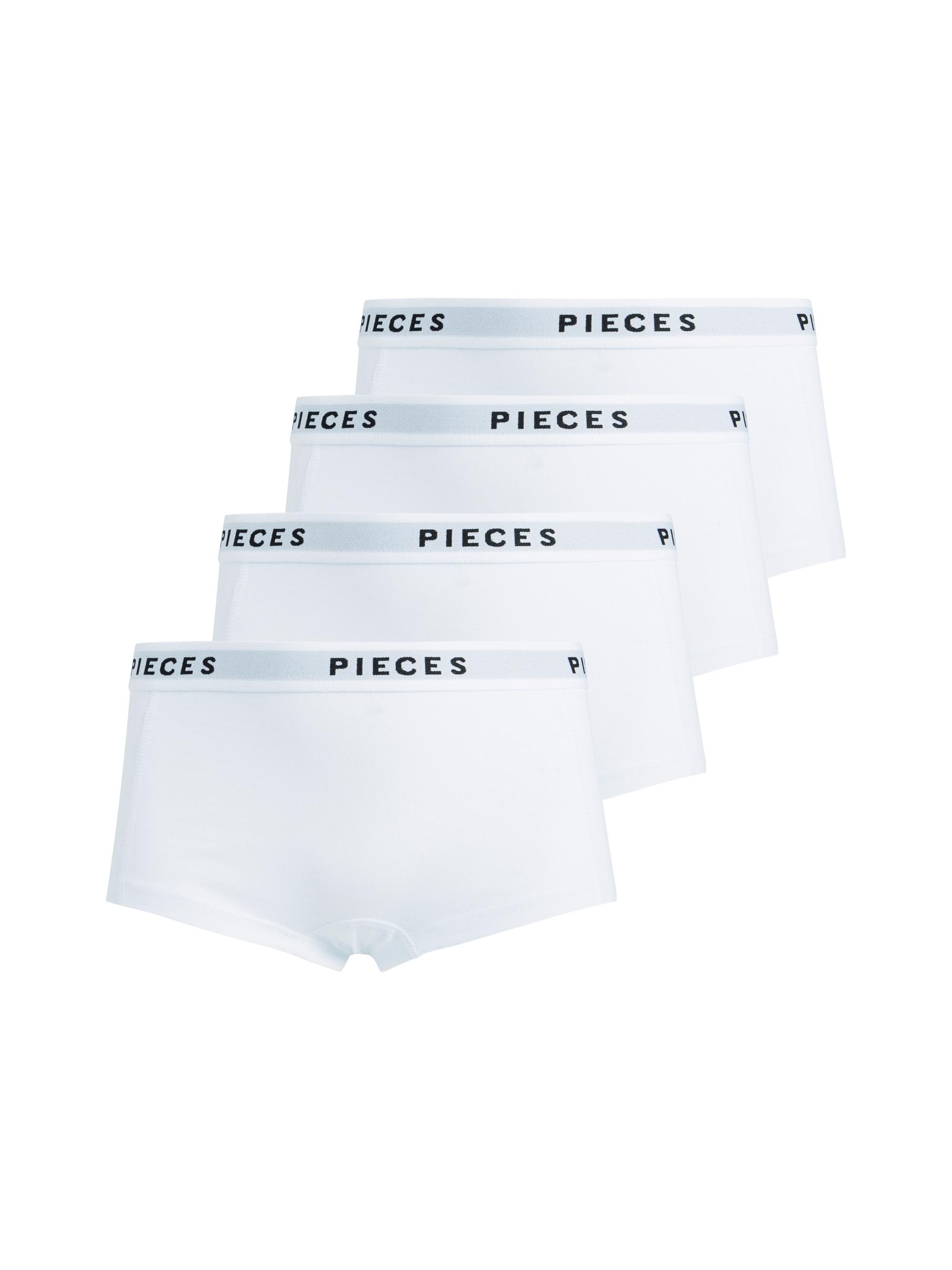 pieces Hipster »PCLOGO LADY 4 PACK SOLID NOOS BC«, (Packung, 4 St., 4er-Pack) von pieces