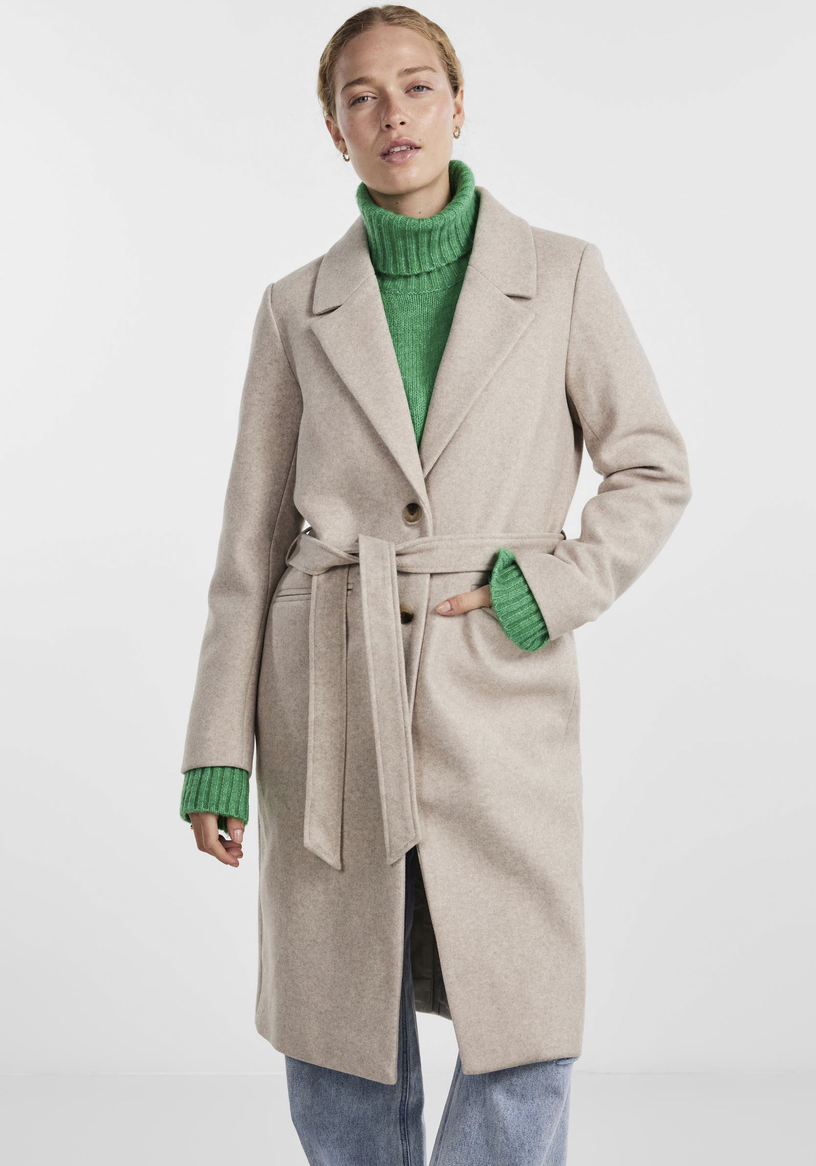 pieces Kurzmantel »PCNASHA LS COAT NOOS« von pieces